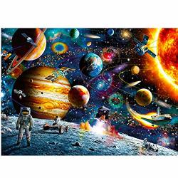 1000 Piece Space Traveler Puzzles Paper Planets Spacecraft In Space Jigsaw Puzzle For Adult Kids