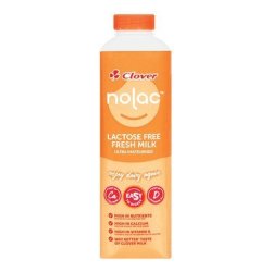 Clover Nolac Lactose Free Fresh Milk 1L