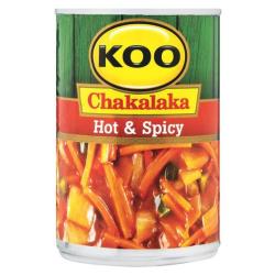 Koo Hot 'n Spicy Chakalaka 410 G
