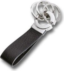 Key-click Leather Valet Keychain With Innovative Click Mechanism