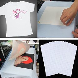Photo Inkjet Transfer Paper 25 Sheets - Light Color Fabric - 8 1 2 X 11 Inches By World-paper