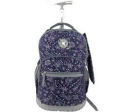 New Kings School Trolley back Pack 20L - Purple Bag