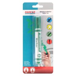 Whiteboard Marker Bullet Tip - Carded - Green