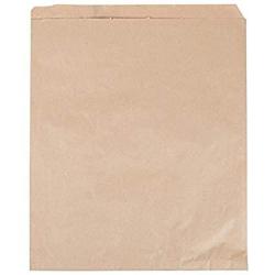 A1BAKERYSUPPLIES Premium Quality Kraft Paper Bags Flat Merchandise Bags Made In Usa 100PACK 17 In X 24 In