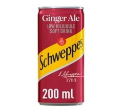 Ginger Ale Soft Drink Cans 6 X 200 Ml