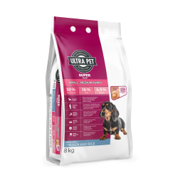 Superwoof Small- Medium Puppy Chicken And Rice Dog Food - 8KG