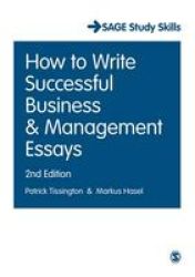 How To Write Successful Business And Management Essays Hardcover 2nd Revised Edition