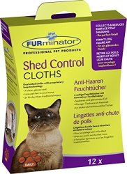 Furminator 122449 Anti Hair Shed Control Cloths For Cats
