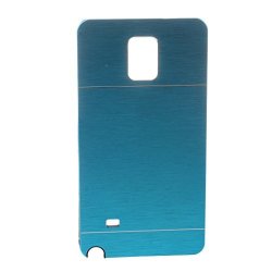 Samsung Galaxy Note 4 Brushed Metal Case - Toogoo R Hybrid Brushed Metal Case Cover For Samsung Galaxy Note 4 Blue