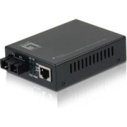 LevelOne FVT-2201 RJ45 To Sc Fast Ethernet Media Converter Single-mode Fiber 20KM 100MBPS