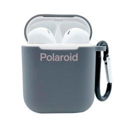 Polaroid Earbuds Wireless With Cas Grey