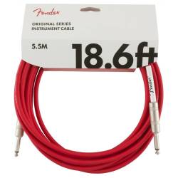 Original Series 5.5M 18.6' Instrument Cable - Fiesta Red