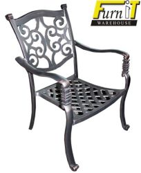 Knysna Aluminium Patio Chair - Bronze - Outdoor