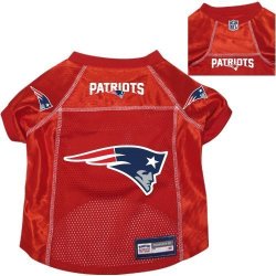 New England Patriots Pet Dog Football Jersey Alt. Red Medium