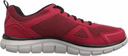 Skechers Track Bucolo Mens Sneakers Red black 11