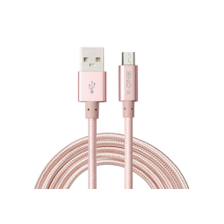 X-One Charging Cable 3M Micro-usb - Rose Gold