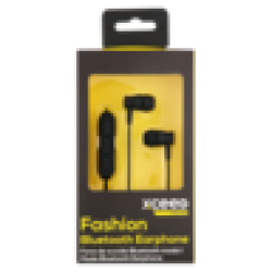 Black Fashion Bluetooth Earphones