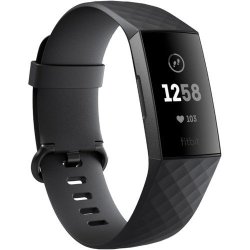 Fitbit Charge 3 Fitness Activity Tracker - Graphite Black Sports Watch