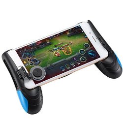 Deesee Tm Newfor Pubg Game Controller Mobile Joystick Gamepad Ergonomic Design Handle Holder Blue