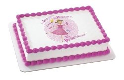1 4 Sheet Pinkalicious Pink Isnt Just Pink Birthday Edible Image Cake cupcake Topper