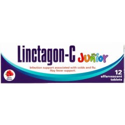Linctagon Junior Infection & Hayfever Support Berry 12 Effervescent Tablets