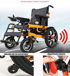 Aoli Electric Wheelchair Folding Lightweight Electric Power Motorized Wheelchair Intelligent Dual Motor Wheelchair Safer And More Stable