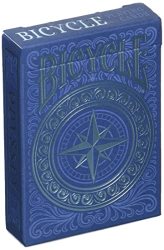 Bicycle Odyssey Playing Cards Blue