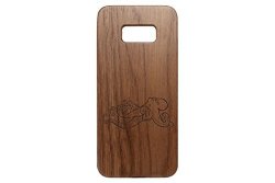 For Samsung Galaxy S8 Plus Cherrywood Wood Phone Case Ndz Octopus
