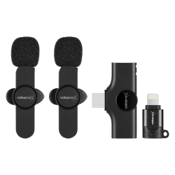 Volkano X Prodigy Series Wireless Lavalier Microphone - Black