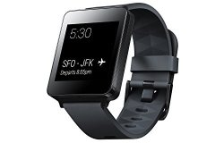 LG G Watch Android Waterproof Smartwatch With Voice Control 1.65" Ips Lcd Display Lightweight Sli