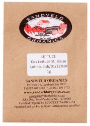 Sandveld Seeds Lettuce Cos St. Blaise