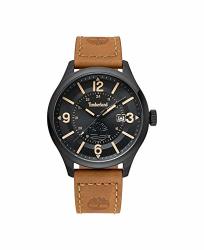 Timberland Mens Analogue Classic Quartz Watch With Leather Strap TBL.14645JSB 02