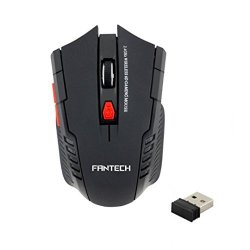 Perman 2.4GHZ MINI Portable Wireless Optical Gaming Mouse Mice + USB Receiver For PC Laptop Black