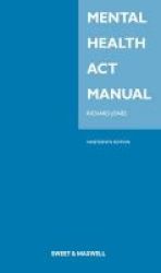 Mental Health Act Manual Paperback 19th Revised Edition