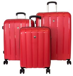 CONWOOD Deluxe Polyprop Spinner Set Of 3 Red