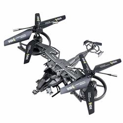 Drone Jeffzh Model Rc Airplane Avatar Remote Control Aircraft Helicopter Four-channel Model Four-axis 360 Degree Accurate Positioning For Aerial Positioning Support 2.4G Remote Control