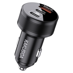 Dual PD+QC3.0 Super Fast USB And Type-c Car Charger