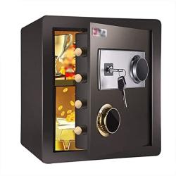 Zcf Security Safes MINI Safes Mechanical Security Safe Box Password Key Lock For Home Office Hotel Use Jewelry Cash Valuables Storage 3 Colors Color