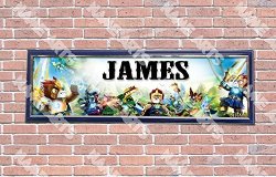 Personalized Customized Legends Of Chima Name Poster With Frame - Home Wall Decor Birthday Party Door Banner