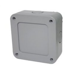 Masterplug IP66 Heavy Duty Outdoor Square Junction Box