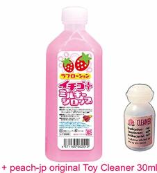 Nipporigift"love Lotion" Strawberry Milk Motif Scent Lotion with Peach-jp Original Toy Cleaner 30ML
