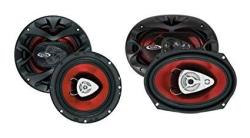 2 Boss CH6520 6.5" 250W Car Speakers + 2 Boss CH6930 6X9" 400W Car Speakers