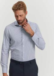 Tailored Fit Super Fine Cotton Gingham Shirt