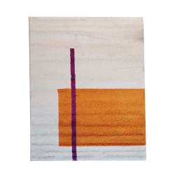 Geometric 160X220CM Purple&orange Carpet