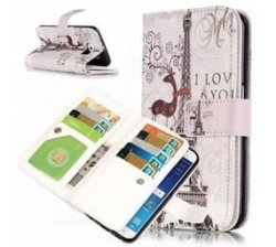 Smartphone Case With Attached Wallet - Iphone 6 Eiffel Tower
