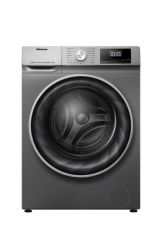 Hisense 10KG Front Load Washing Machine With Allergy Steam-titanium Silver