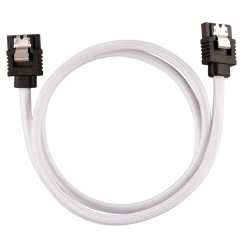Premium Sleeved Sata 6GBPS 60CM Cable White