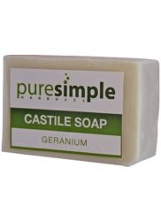 Pure Geranium Castile Soap