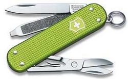 Victorinox green Swiss Army Pocket Knife Classic Alox