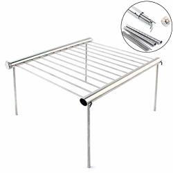 Kastma Stainless Steel Barbecue Grill Rack Foldable Outdoor Portable Barbecue Rack For Bbq Picnic